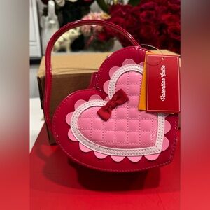 Gymboree Pink and Red Heart Mini Bag for girls